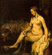 Bathsheba in her bath, also modelled by Hendrickje,, REMBRANDT Harmenszoon van Rijn